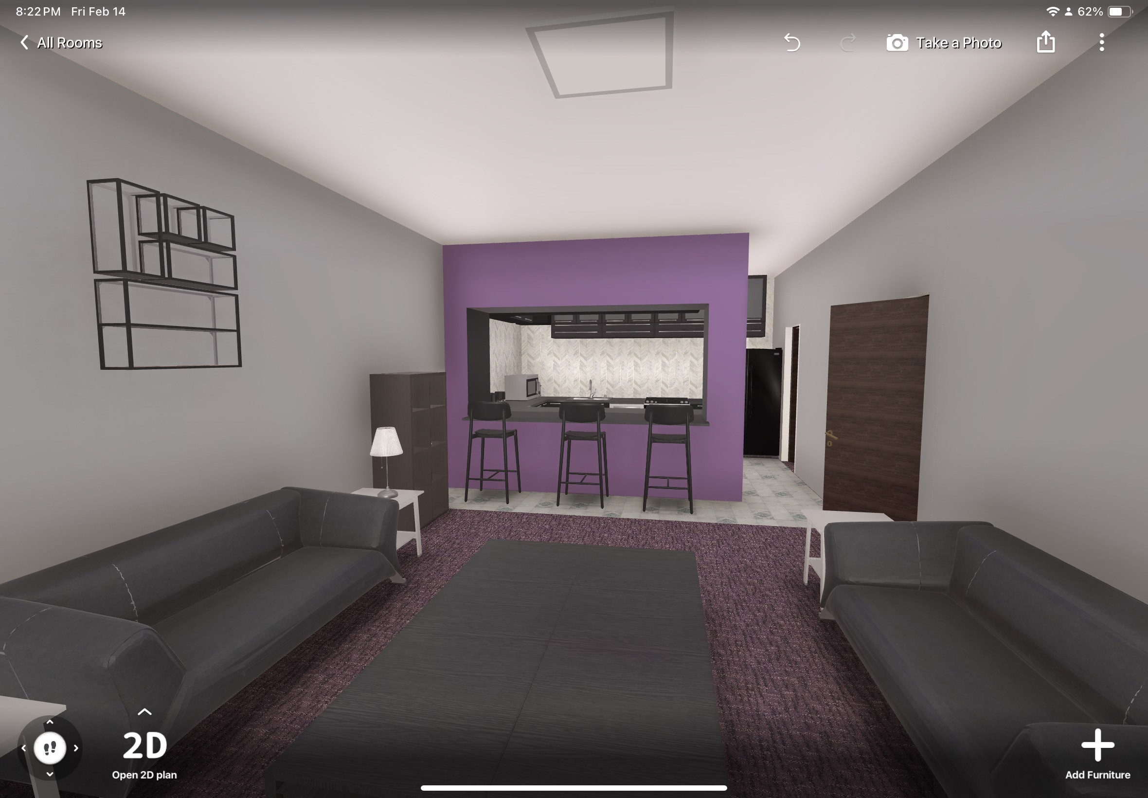 Clint's Living Room & Kitchen - First person POV