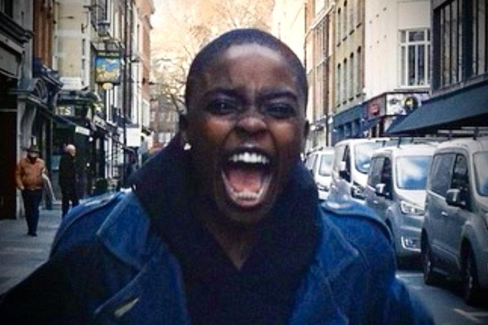 Bianca screaming