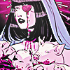 art by luana vecchio of domino from lovesick