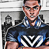 zack in the comic go go power rangers 2017