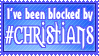 blocked by christians
