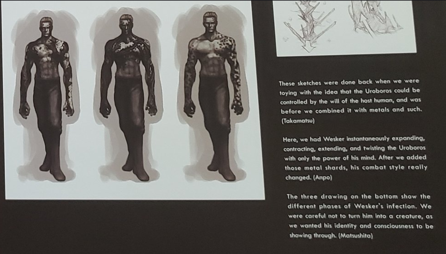 concept art boss wesker