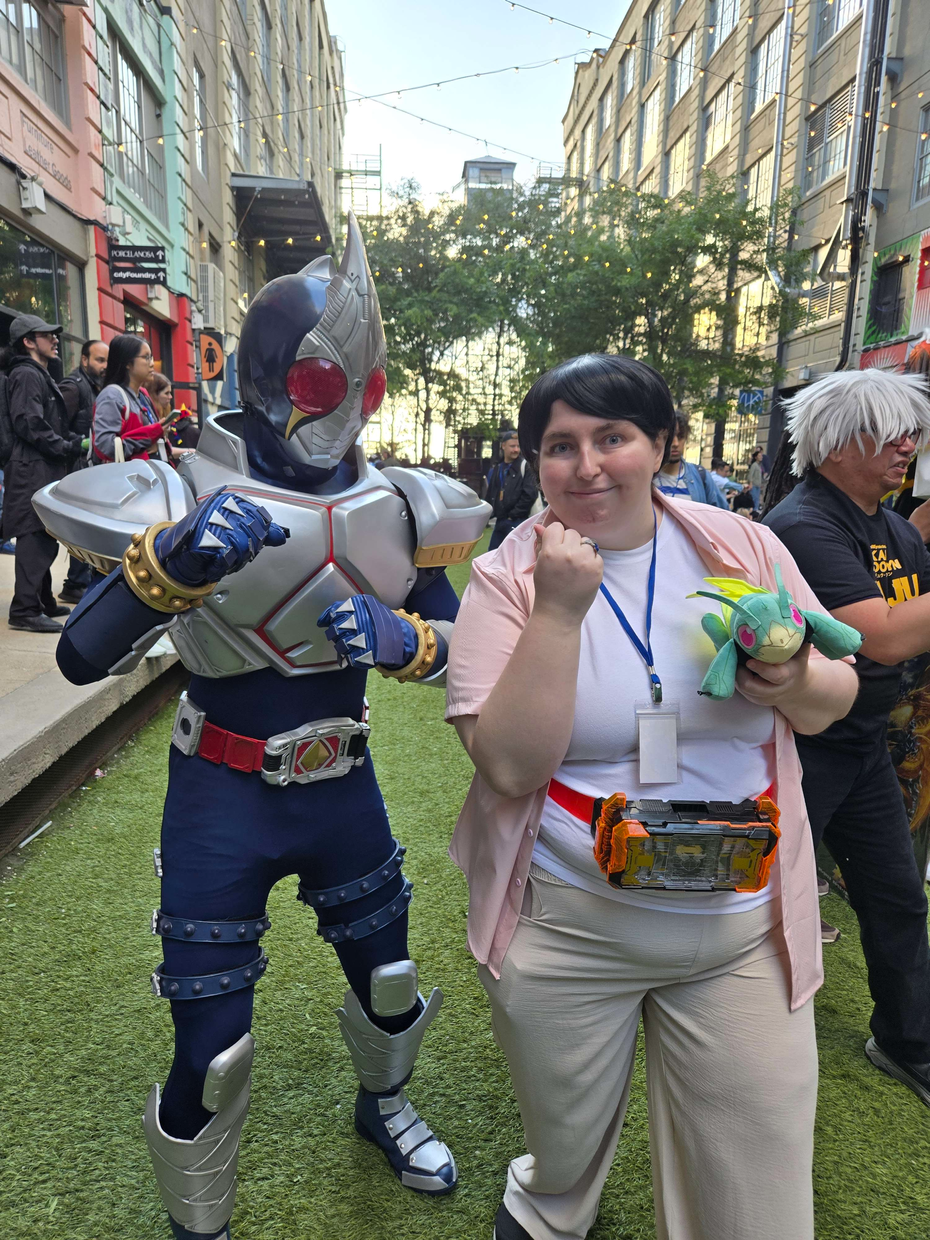 A Kamen Rider Blade and Hotaro Ichinose Cosplay.