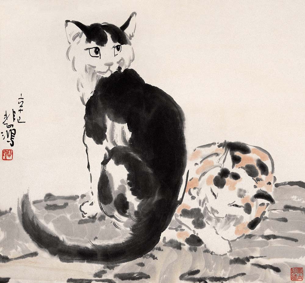 Cat 3 by Xu Beihong.