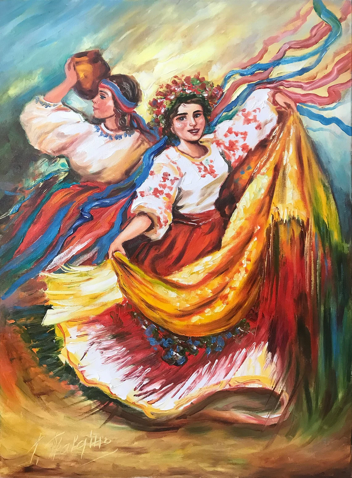 Dancing Ukrainian Girls by BilykArt.