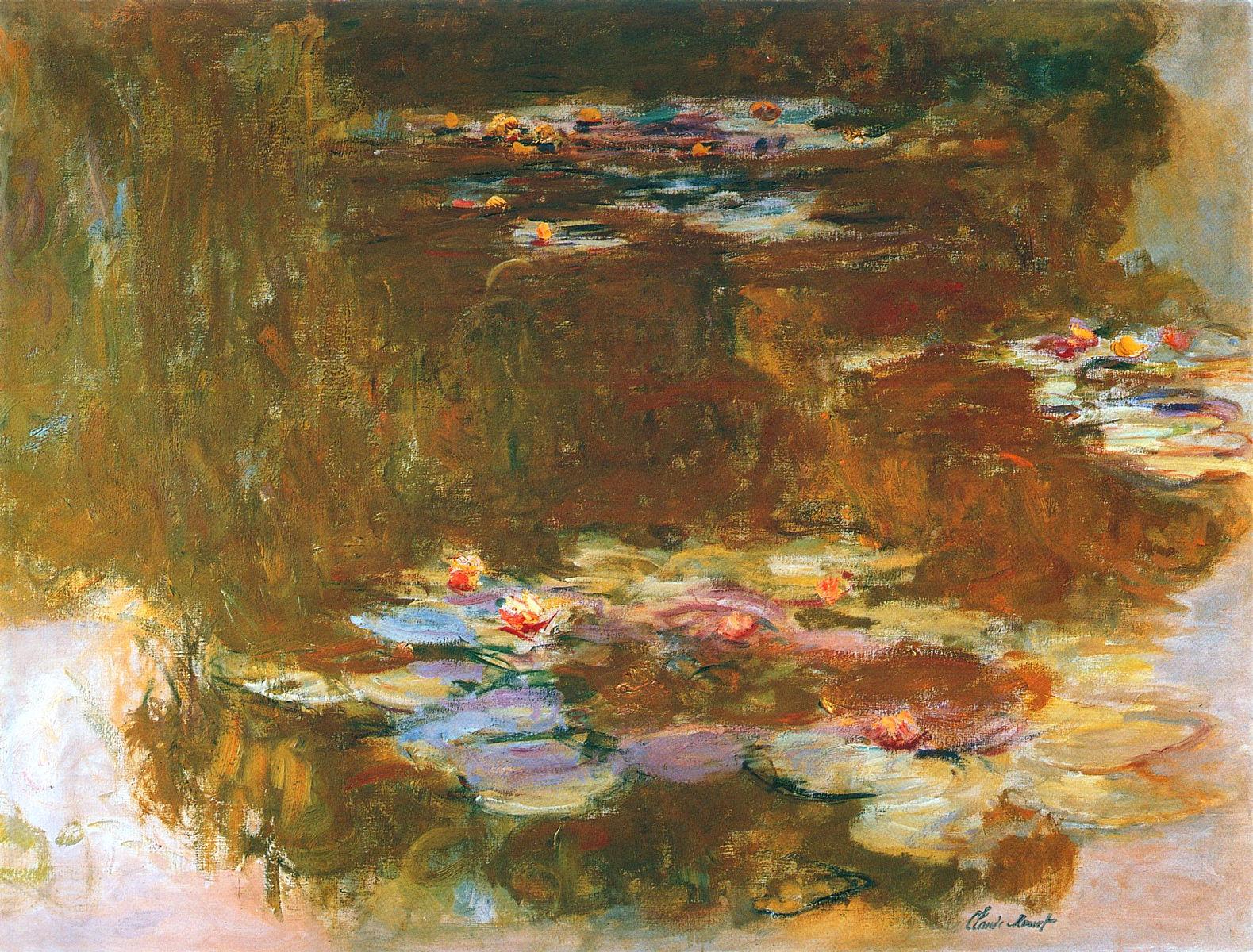 Water Lily Pond by Claude Monet.