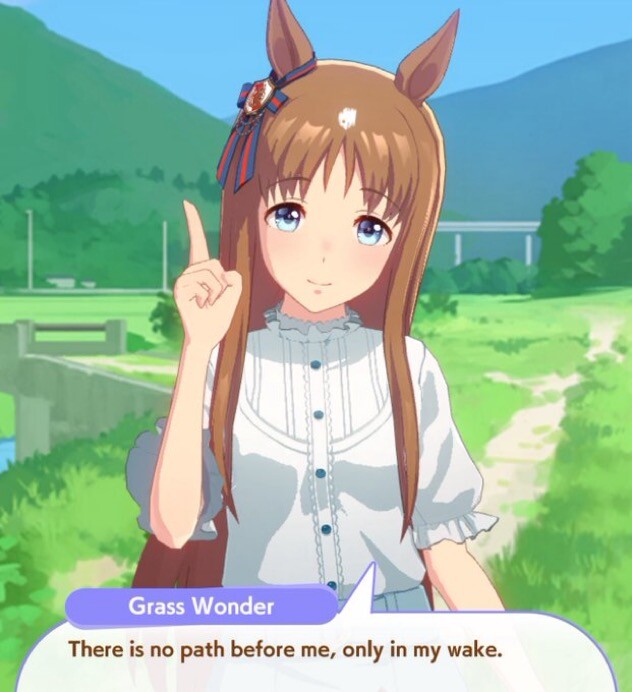 grass wonder: there is no path before me only in my wake