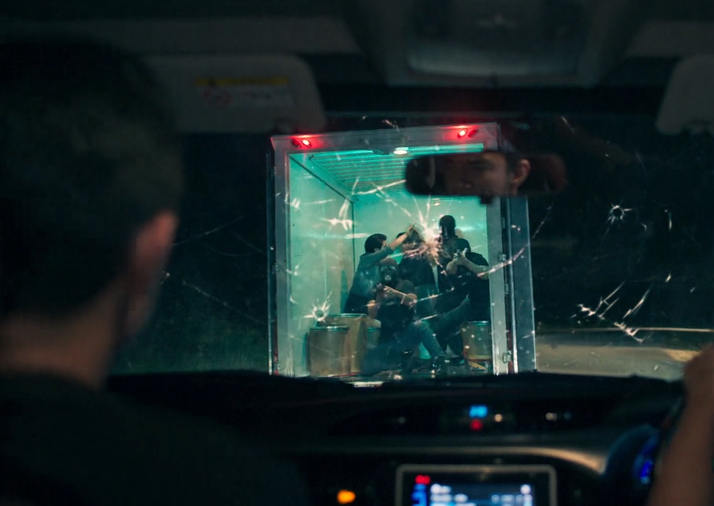 Windshield Shot Kidnapping Truck