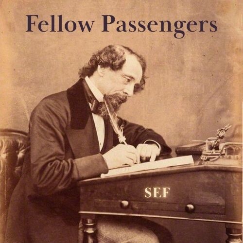 Dickens at his writing desk