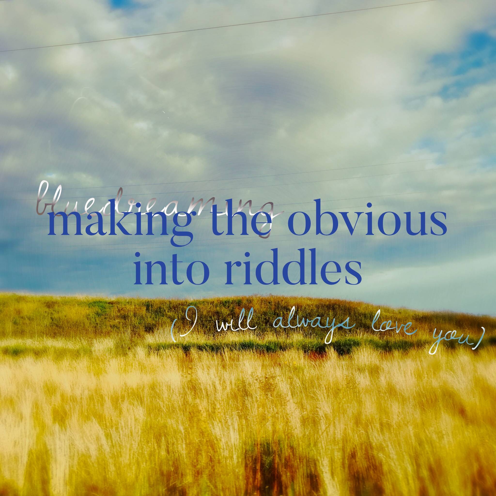 podfic cover. the title and credit is floating in the air over a golden meadow hill.