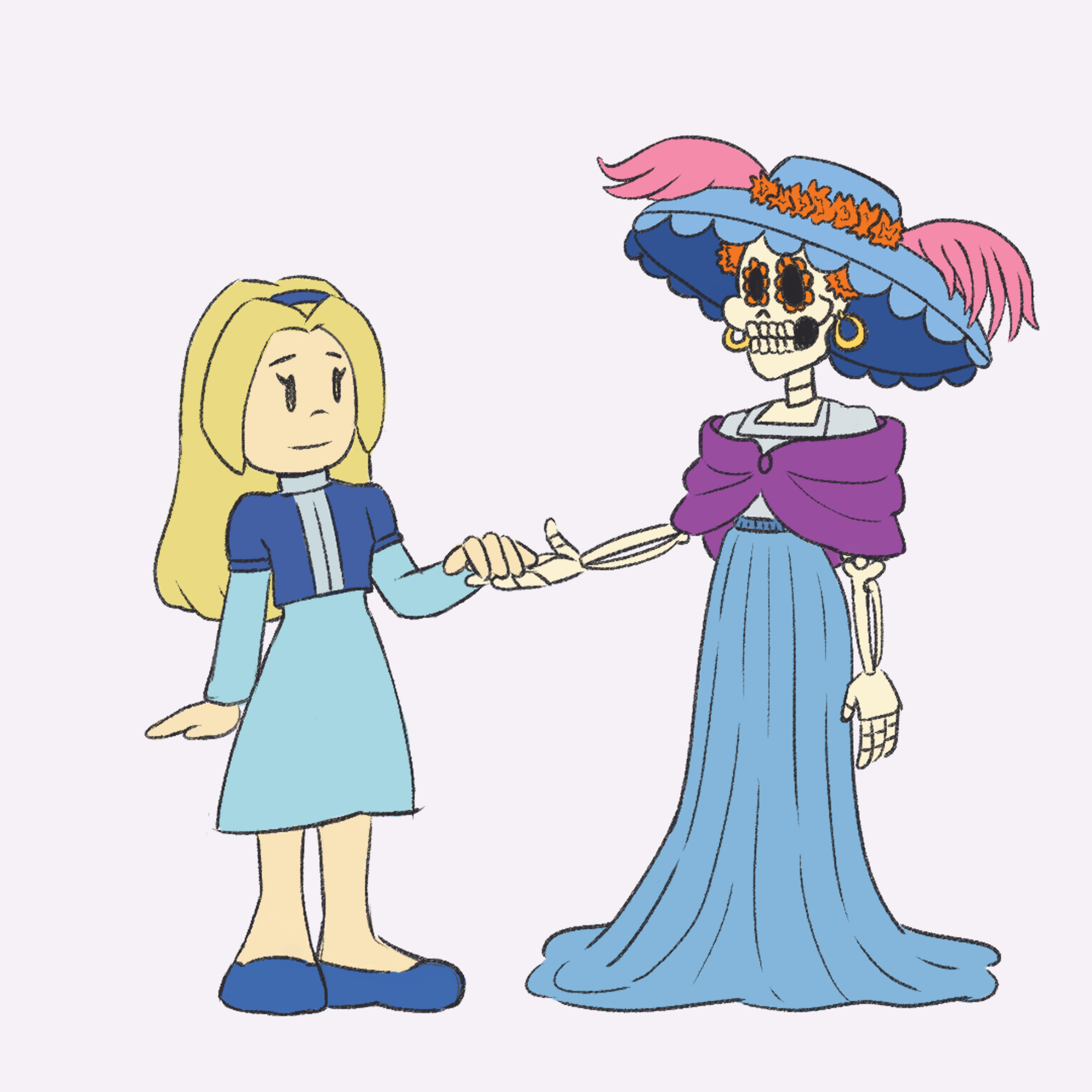 A María se la llevó La Catrina por ser tan linda.