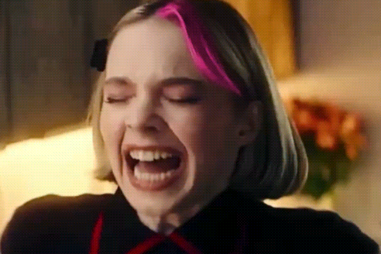 Enid screaming in utter frustration.