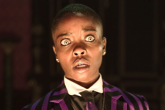 Bianca’s wide-eyed look of horror.