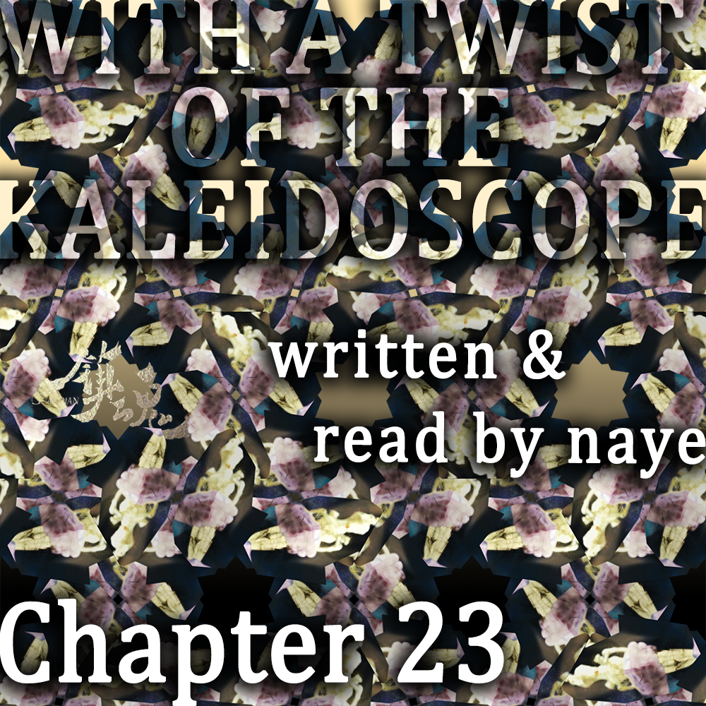 Cover with kaleidoscopic image of a hand clutching the glowing Awl.