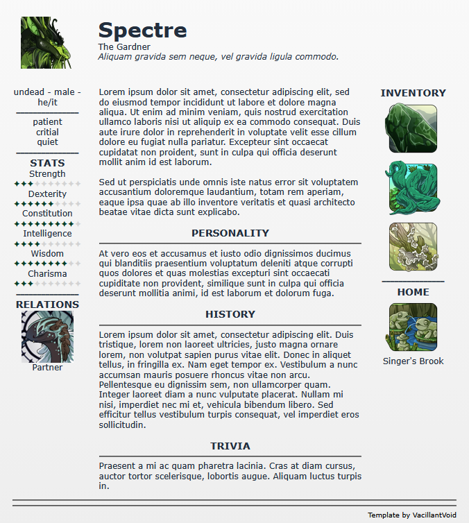 [TOOL] Void's Bio Generator | Guides | Flight Rising