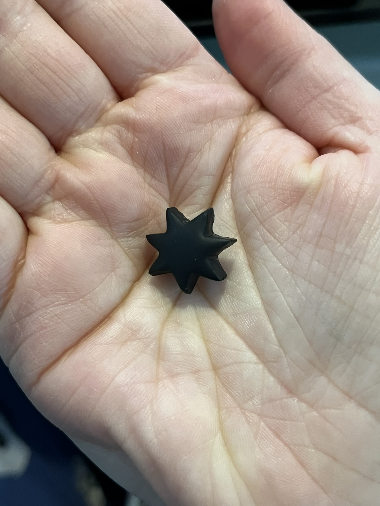 The fridge magnet front side.