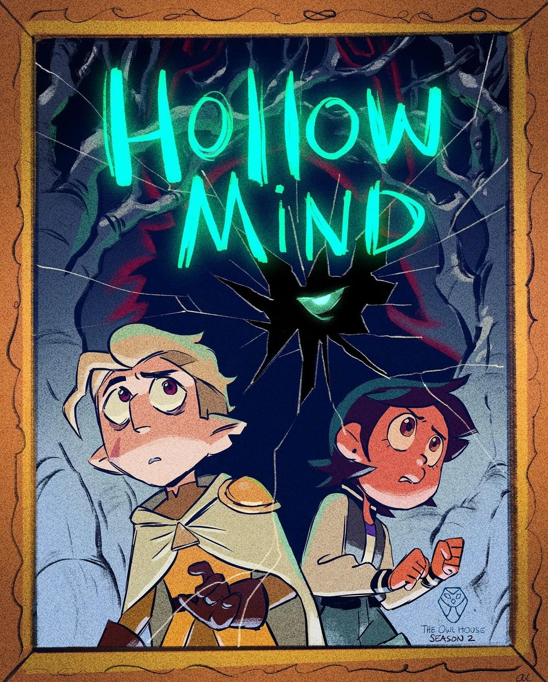 luz and hunter promo art for hollow mind by amelia lorenz