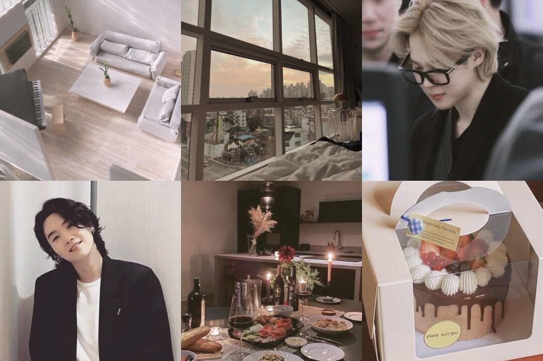 next to friends moodboard
