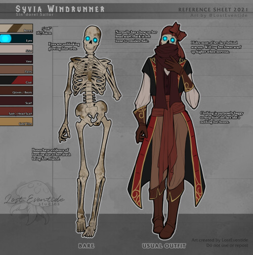 Syvia Reference Sheet