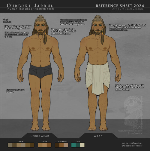 Human Jarkul Reference Sheet