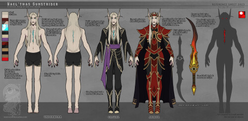 Kael'thas Reference Sheet