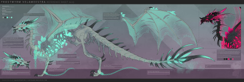 Frostwyrm Velameestra Reference Sheet