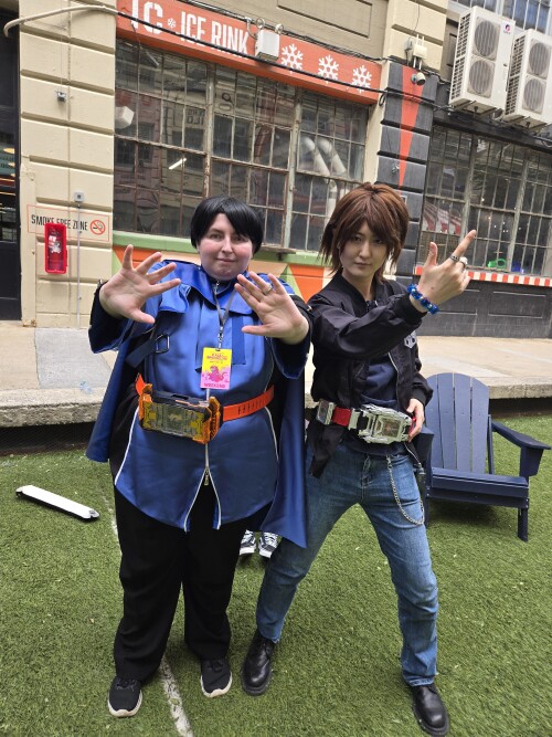 Me with a Kenzaki cosplay.