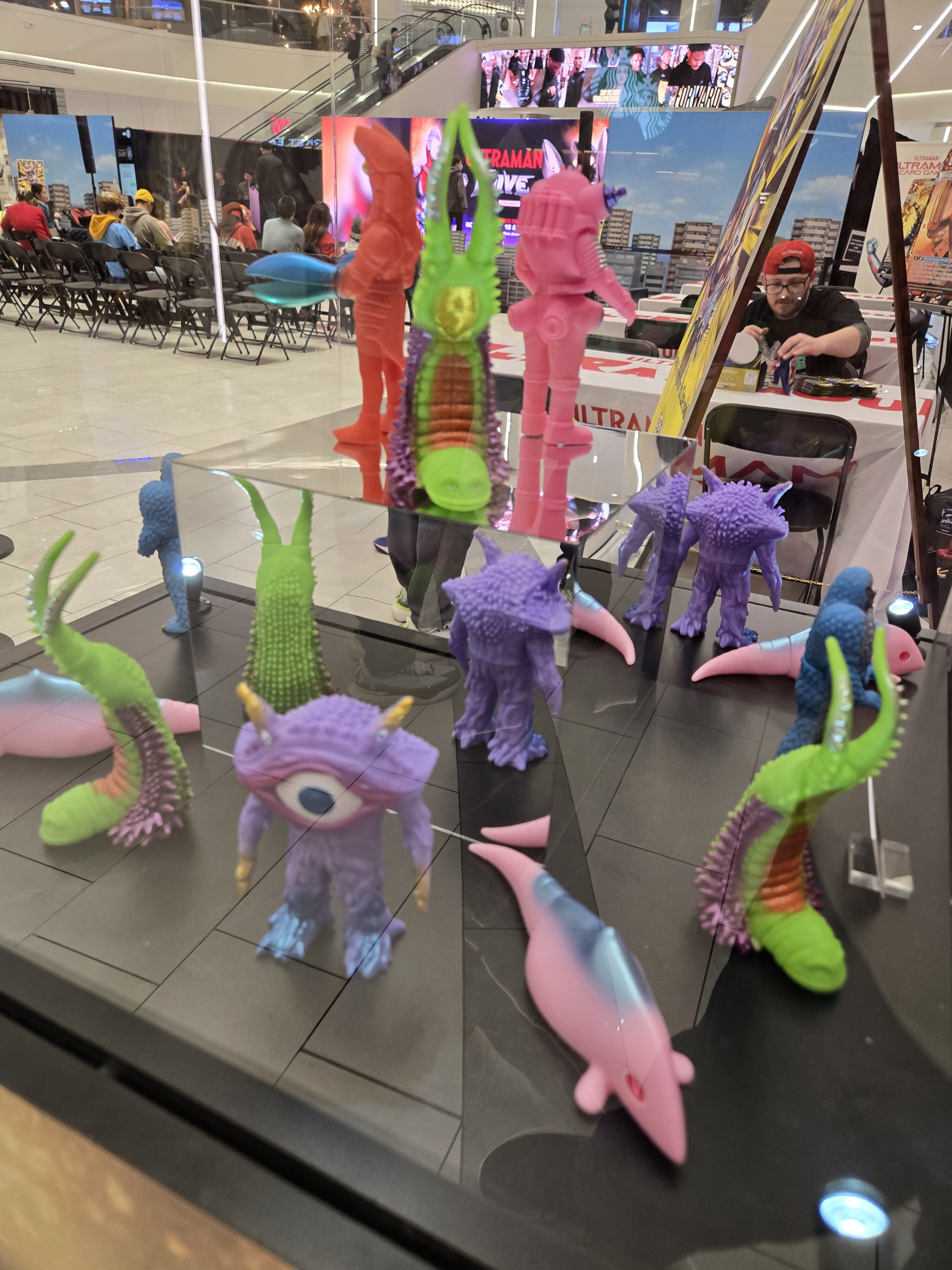 Various Kaiju soft vinyl figures