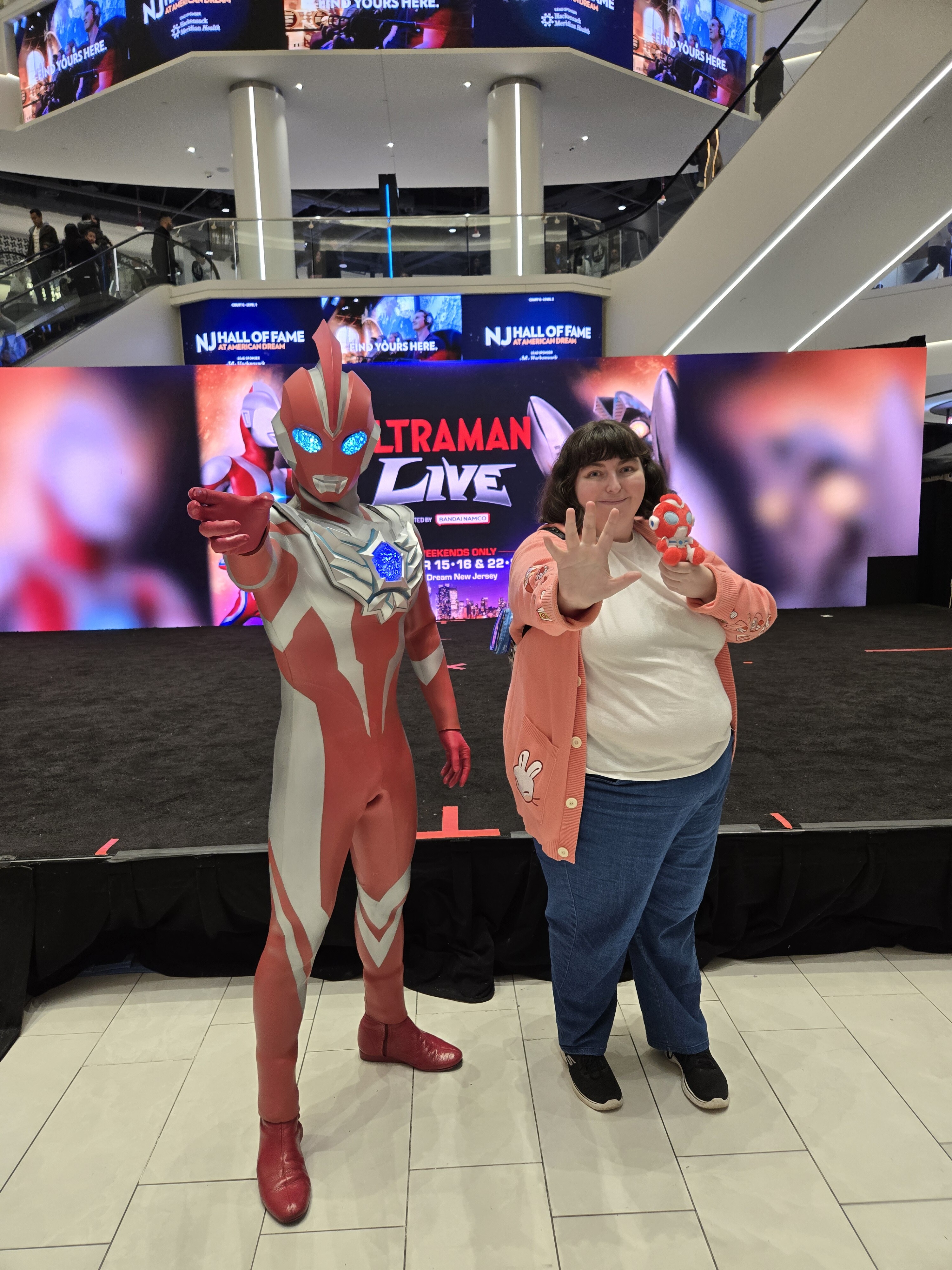 Me with Ultraman Omega