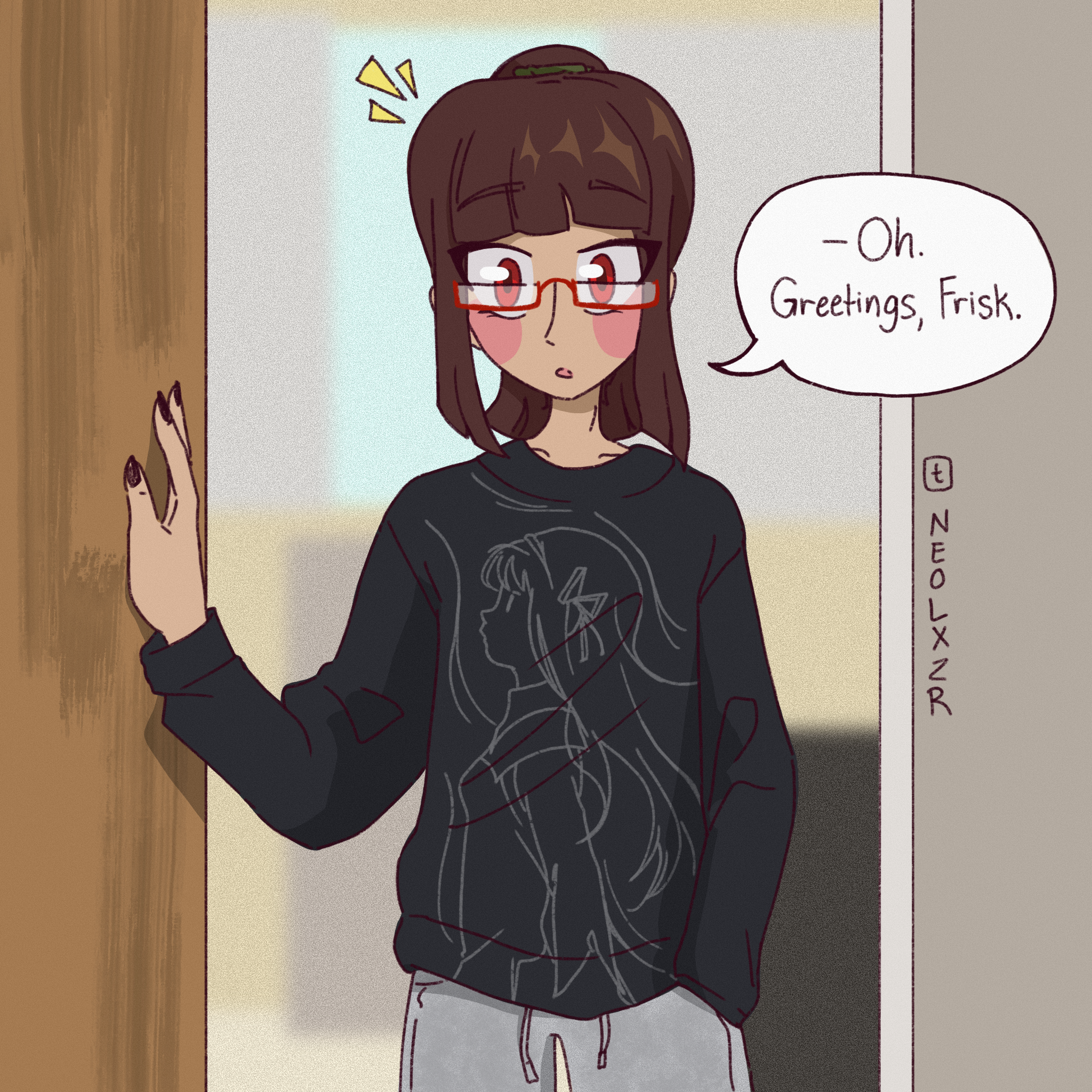 glasses chara