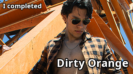 dirty orange