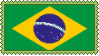 brazilian flag stamp