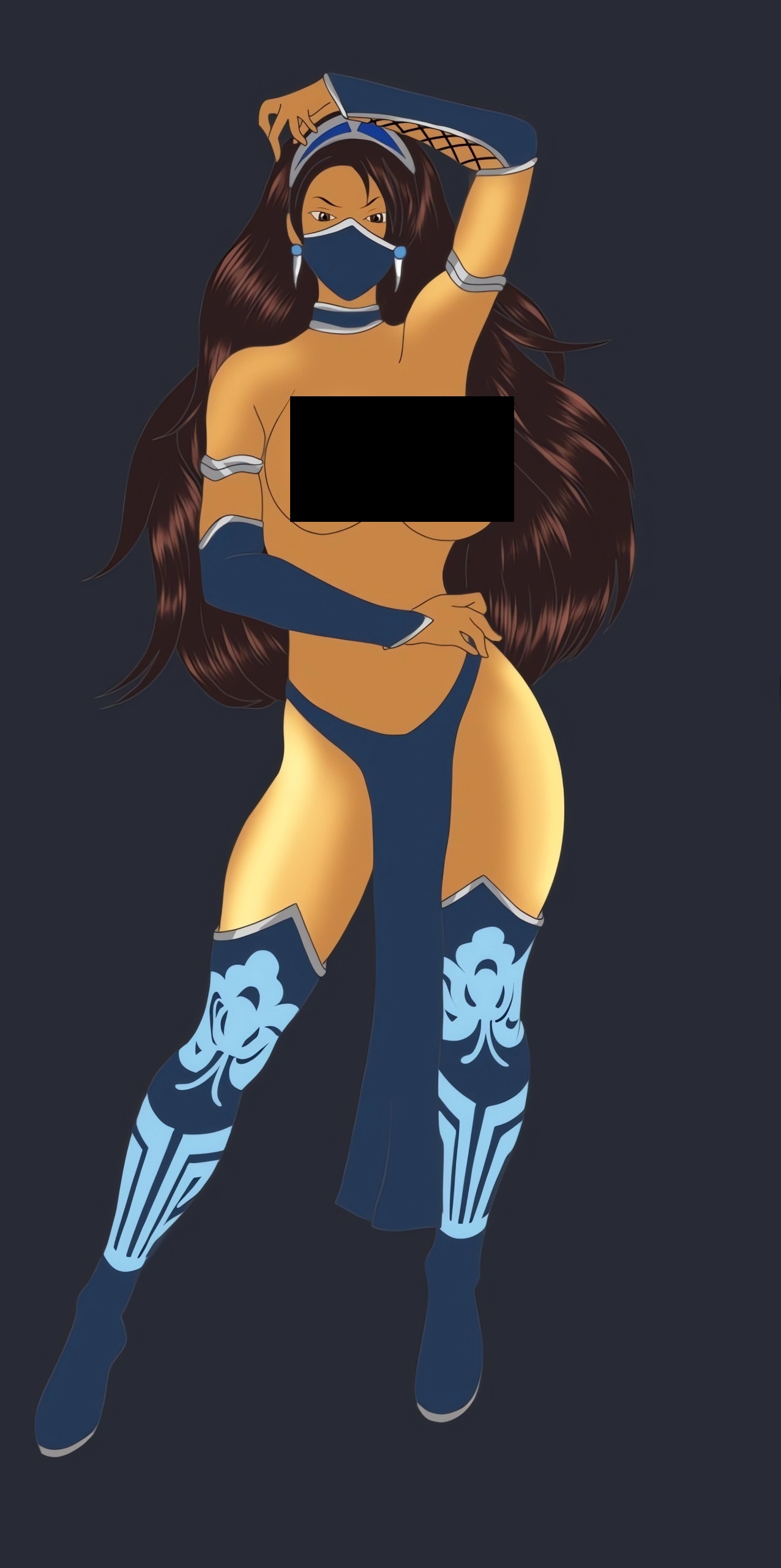 Censored Nude Kitana.