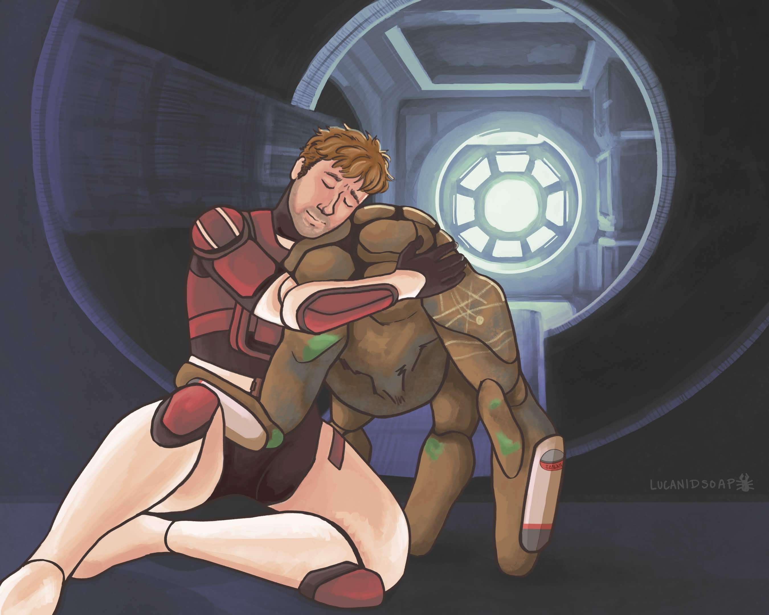 Big Bang: Grace & Rocky Fic Illustration