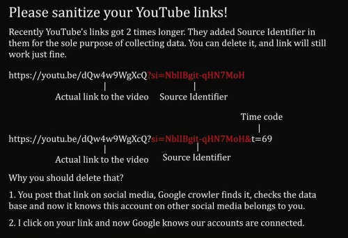 youtube links